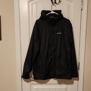 Mens Columbia Black Windbreaker